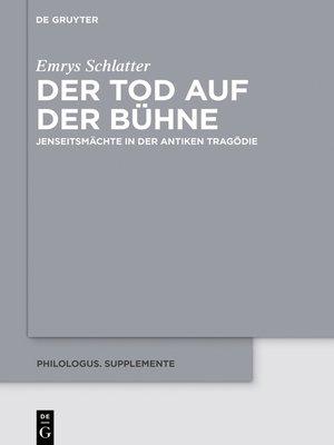 cover image of Der Tod auf der Bühne